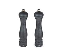 Clermont Duo Moulins à poivre et à sel - Bois de hêtre - Graphite - 24 cm