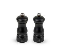 Clermont Duo Moulins à poivre et à sel - Bois de hêtre - Noir - 13 cm
