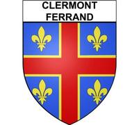 Clermont-Ferrand 63 ville Stickers blason autocollant adhésif - Taille : 4 cm