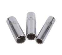Clés à Bougie Allumage 3/8" 12 Pans Bougies d'Allumage avec Clip à Ressort