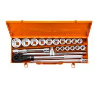 Coffret cliquet et douilles 3/4 21 pièces NEO TOOLS 08-061