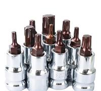 Clés à douilles 1/2" pour embouts de tournevis Torx à T70, adaptées à diverses applications (T50)