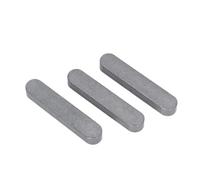 Clés à goujon carrées rectangulaires en acier au carbone type A, M3, M4, M5, axe de transmission, têtes rondes parallèles, 50 pièces(M4*4*22)