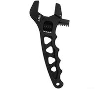 Clés à huile réglables en alliage d'aluminium, clé de refroidissement d'huile automobile réglable pour AN3 à AN12 pour un espace étroit pour la réparation automobile (noir)