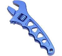 Clés à huile réglables en alliage d'aluminium, clé de refroidisseur d'huile réglable pour automobile AN3 à AN12 pour un espace étroit pour la réparation automobile (Azur nouveau)