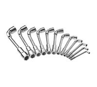 Clés à pipe en pouces série 75 - FACOM - Jeu de 10 - Acier - A tube ou à pipe