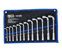 Clés à pipe hexagonales - BGS TECHNIC - Kit de 12 clés de 8 à 19 mm - Acier chrome-vanadium