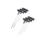 Clés allen Topeak T-Handle DuoHex Wrench Set 6 tools Noir