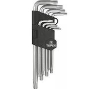 Topex 35D961 Lot de de 9 clés Torx mâles longues