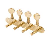 Clés d'accordage de cordes d'instrument HaloVerde pour les applications à 8 cordes, cet ensemble 4L4R d'accordeurs de guitare mandoline présente un rapport d'engrenage de 1:14 et