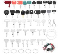 Clés D'allumage de Remplacement Lot de 13/42 Rechange du Commutateur D'allumage pour Excavateurs Bulldozers Engins de Génie et Véhicules de Construction (42)