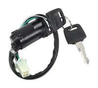 Clés d'allumage Démarrer,Bloc de démarrage de allumage - Démarreur d'allumage avec de moto,Bouton de démarrage électrique d'allumage moto pour VTT Dirt Pit Scooter Quad Go