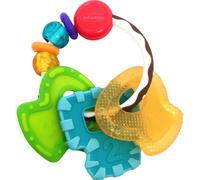 Infantino – Anneau de dentition sensoriel multi-matière pour bébé, soulage les gencives, sans BPA