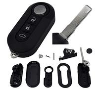 Clés de Rechange sans Fil pour télécommande de Voiture avec 3 Boutons + SIP22 et Touches compatibles avec Fiat 500 Ducato Punto Peugeot Boxer Citroen Jumper