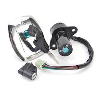 Clés De Verrouillage Siège Compatible Avec Suzuki Pour GS125 6 Lignes 1982-2000 Barillet De Verrouillage D'allumage Interrupteur Démarrage Interrupteur Démarrage D'allumage Verrouillage Accessoires