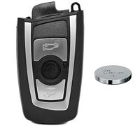 Clés de Voiture SmartKey Télécommande radio émetteur Boîtier 3 boutons + CR2450 Batterie pour BMW