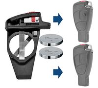 Clés de Voiture SmartKey Télécommande radio émetteur Support Clip + 2 piles CR2025 Batterie pour Mercedes Benz