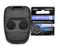 Clés de Voiture Télécommande 1 x boîtier 2 boutons + 1 x CR2032 Batterie pour Land Rover/Rover
