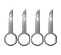 Clés Extraction Autoradio 4pcs Pour Ford pour mercedes Clés Extraction | Acier métal , résistance supérieure, ne se plie pas, longue durée de vie, finition argent