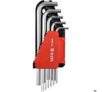 OC-PRO Clés Mâles Allen BTR Inch US Impériales aux Pouces - Jeu de 12 Clés 6 Pans en Acier Chrome Vanadium