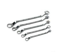 Clés métriques à double extrémité avec poignées coudées à 45 degrés et 12 extrémités pointues pour accéder aux fixations dans les espaces restreints (12 x 14 mm)