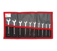 Clés mixtes courtes métriques Facom 39.JE10T - Acier - Noir - 12 pans