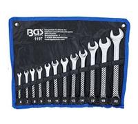 cles mixtes de 6 a 22 mm - trousse de 12 cles finition chromee satine - Bgs Technic G