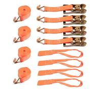 Clés Plates Sangle Courroies de Fixation Arrimage 38mm 50mm 2t 2000 KG Orange