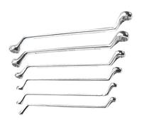 Clés polygonales coudées - TOP TOOLS - Jeu de 6 pièces - Tailles 6-17 mm - Acier haute qualité - Accès facile