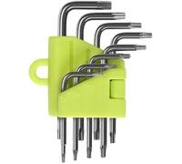 Clés Torx Coudée,Kit de 8 Pièces Clés Allen Torx,Tournevis Etoile T5 T6 T7 T8 T9 T10 T15 T20,Ensembles de Clés Outillage à Main