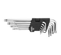 Topex Jeu de clés Torx 35D961 – Lot de 9 clés mâles longues