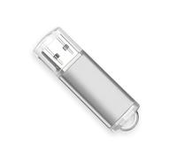 Clés USB 4 Go 8 Go 16 Go 32 Go 64 Go 128 Mo 1 Go 2 Go,50 pièces,prix bas - Type Silver-50PCS-16GB X50PCS