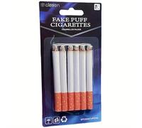 CLESEN Lot de 6 fausses cigarettes, 8,2 cm, aspect réaliste, idéales pour les soirées à thème/spectacles théâtraux
