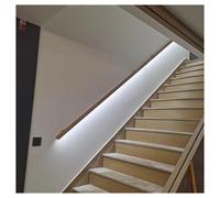 Clete Kit d'éclairage mural à DEL - Éclairage intérieur/extérieur en aluminium de 150 cm - H naturel pour la maison et le jardin - Design résistant aux intempéries