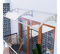Clete ning Kit Metal ning Solut - 60 x 140 cm - Panneaux transparents argentés pour terrasse et décembre - 60 x 140 cm