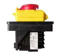 CLEUFWKO Interrupteur à Bouton-Poussoir électromagnétique étanche KJD11 JD3 8 Broches 16 A 230 V Interrupteur à Bouton-Poussoir électrique Marche/arrêt