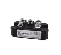 CLEUFWKO Pont redresseur triphasé 150 A 1600 V MDS150A1600V 12 V 24 V 36 V 48 V 220 V 480 V 600 V Module AC-DC(MDS150A1600V)