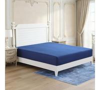 ClevaHome Drap-Housse 160 x 200 cm,Bonnet Jusqu’à 28 cm,Polyester brossé Ultra Doux,certifié Oeko-TEX Standard 100,élastique intégral,Infroissable et résistant à la décoloration