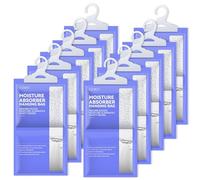 CLEVAST Déshumidificateurs d'armoire 10x 230g, Absorbeur d'humidité, Débarrassez-vous de l'humidité pour placard, les Sous-sols, Placards, Buanderies