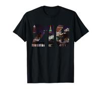 Cleveland Ohio 216 Indicatif régional Skyline T-Shirt