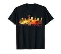 Cleveland Ohio Aquarelle Paysage Urbain T-Shirt