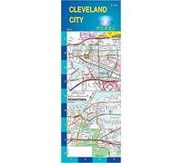Cleveland, Ohio, carte perlée, laminée | GM Johnson