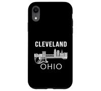 Cleveland Ohio Souvenir Skyline Guitare Homme Cleveland Coque pour iPhone XR