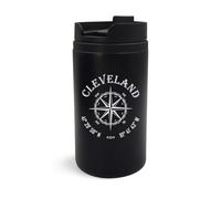 Cleveland Ohio USA Coordinates Travel City, Gobelet de Voyage, Isolé, Gravé Artistique