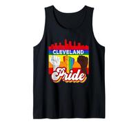 Cleveland Pride Rainbow Gay Pride Flag Funny LGBT Débardeur