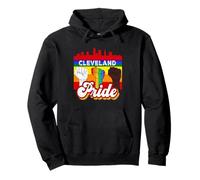 Cleveland Pride Rainbow Gay Pride Flag Funny LGBT Sweat à Capuche