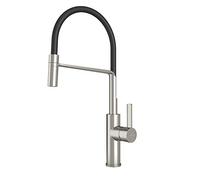 Clever 61184 Mitigeur de cuisine Alpina Brushed Nickel Flex Chromé