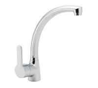 Clever Araya Mercia Urban Mitigeur de cuisine Finition chromée sans queue Poignée à levier unique avec bec pivotant