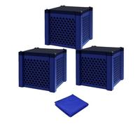 Clever-Cube Cubes De Charbon Actif pour Chevaux - Filtre à Charbon Actif - Abreuvoir pour Chevaux - Cube Purificateur d'eau écologique pour Une Eau Claire Et Propre, Cube Charbon Actif Chevaux (3Set)