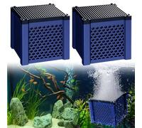 Clever Cube Lot de 2 filtres à charbon actif pour abreuvoir à chevaux, aquarium et étang - Cube filtre à eau réutilisable pour nettoyer les réservoirs d'eau, les réservoirs de stockage et éliminer les
